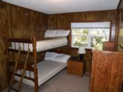 Bunk beds for the kids with TV
